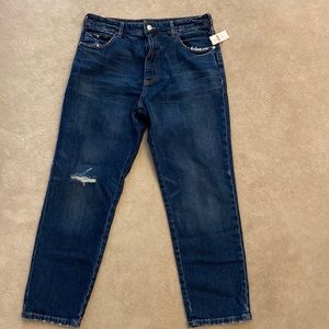 NWT Pilcro slouchy boyfriend jeans with some distressing.  Size 29 - runs large.